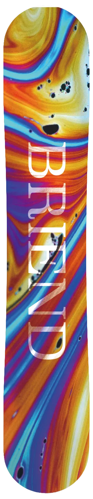 BRIENDスノーボードのTake Over Vividのソールの写真